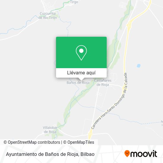 Mapa Ayuntamiento de Baños de Rioja