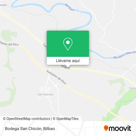 Mapa Bodega San Chicón