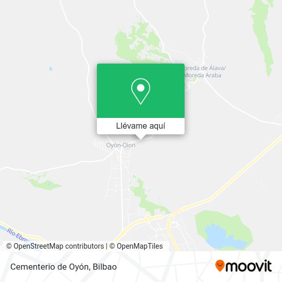 Mapa Cementerio de Oyón
