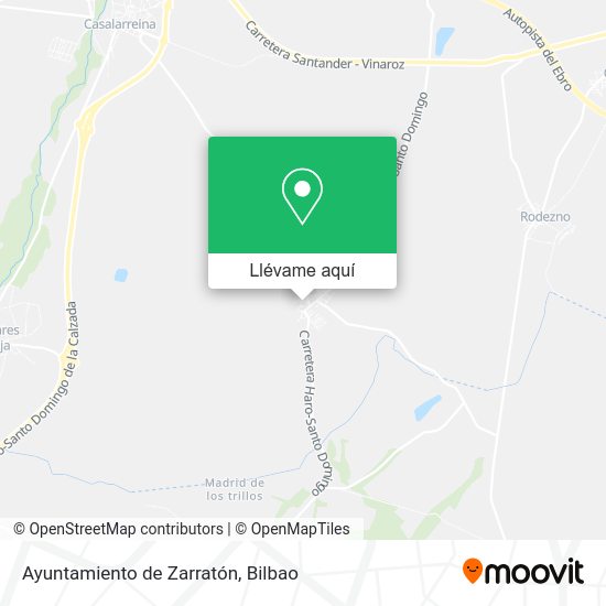 Mapa Ayuntamiento de Zarratón