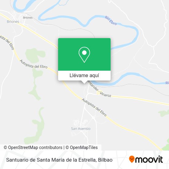 Mapa Santuario de Santa María de la Estrella