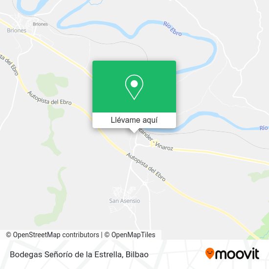 Mapa Bodegas Señorío de la Estrella