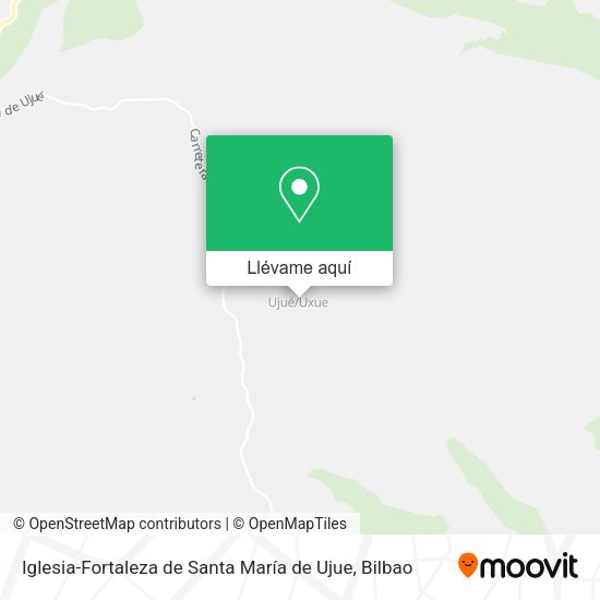 Mapa Iglesia-Fortaleza de Santa María de Ujue