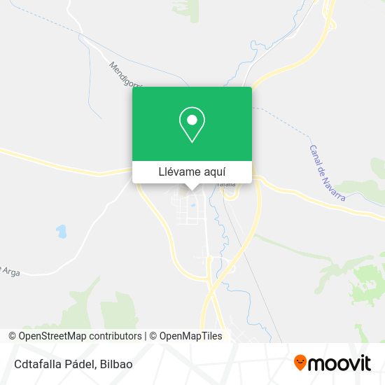 Mapa Cdtafalla Pádel