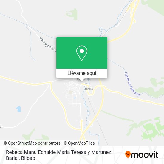 Mapa Rebeca Manu Echaide Maria Teresa y Martínez Bariai