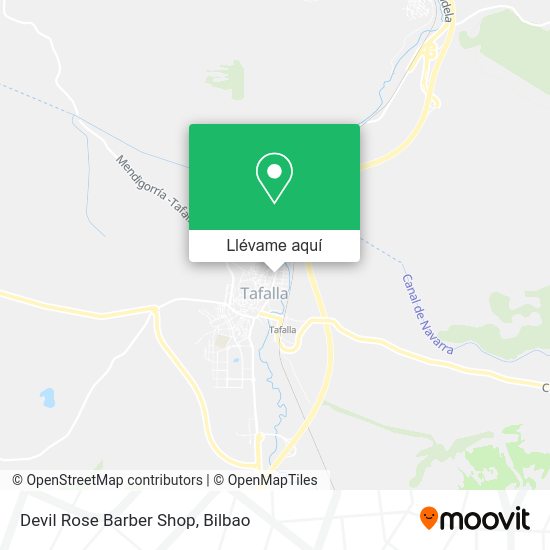 Mapa Devil Rose Barber Shop