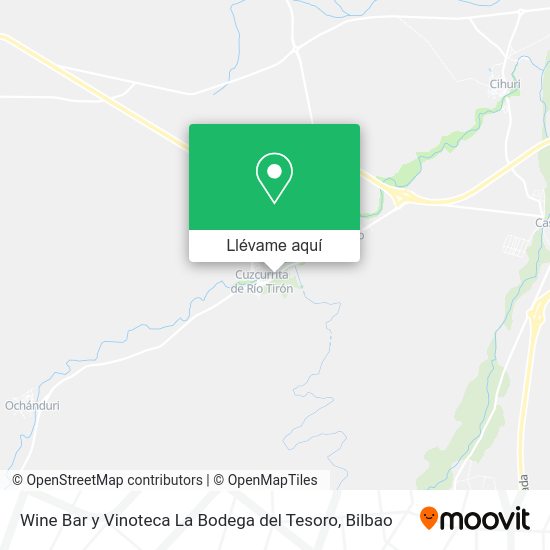 Mapa Wine Bar y Vinoteca La Bodega del Tesoro