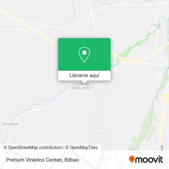 Mapa Pretium Vinedos Centen