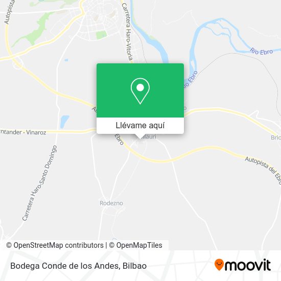 Mapa Bodega Conde de los Andes