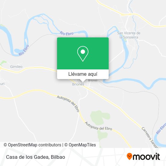 Mapa Casa de los Gadea
