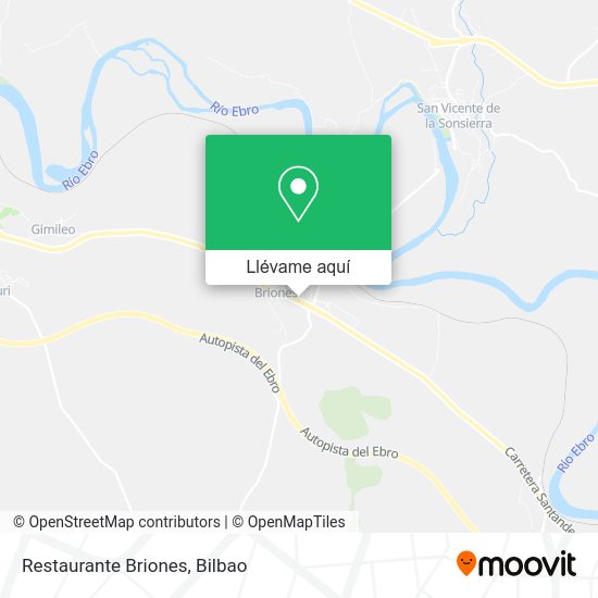 Mapa Restaurante Briones