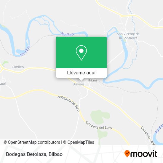Mapa Bodegas Betolaza