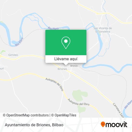 Mapa Ayuntamiento de Briones