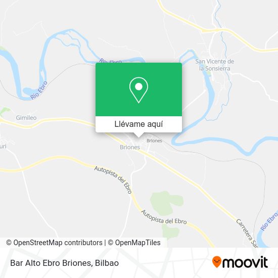Mapa Bar Alto Ebro Briones