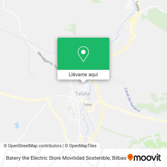Mapa Batery the Electric Store Movilidad Sostenible