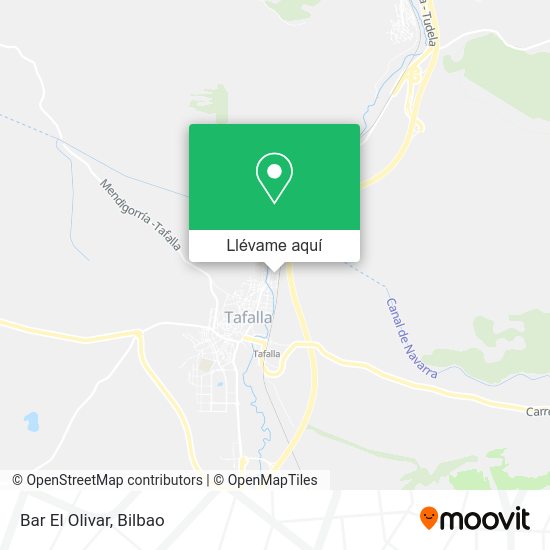 Mapa Bar El Olivar