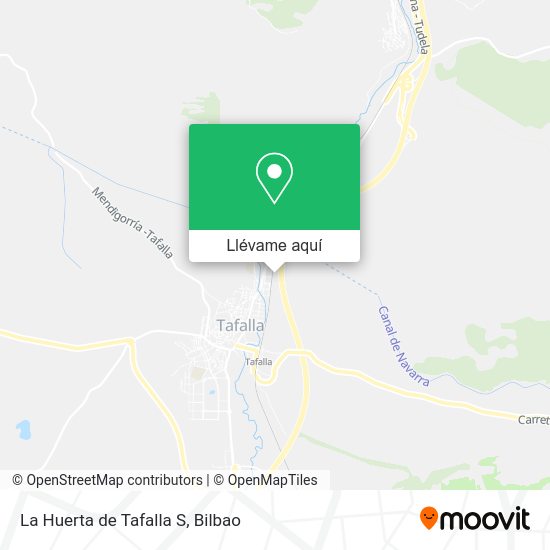 Mapa La Huerta de Tafalla S