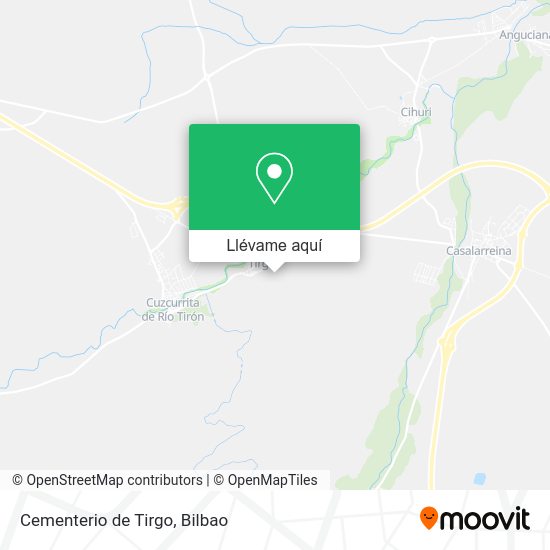 Mapa Cementerio de Tirgo