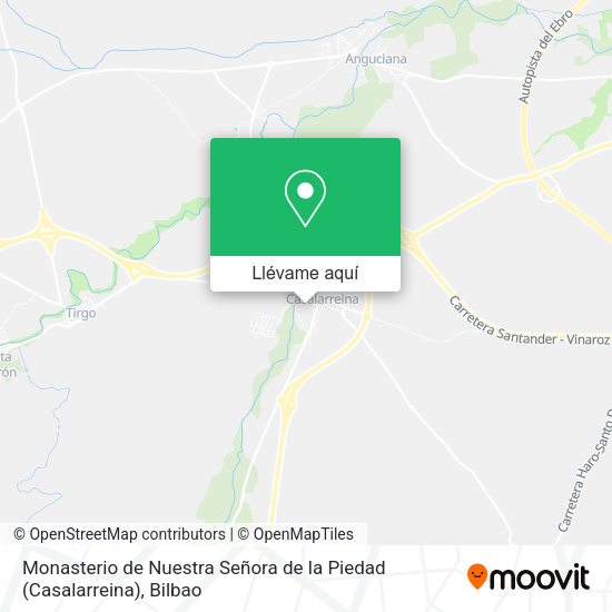 Mapa Monasterio de Nuestra Señora de la Piedad (Casalarreina)