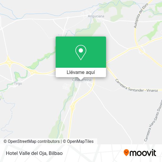 Mapa Hotel Valle del Oja