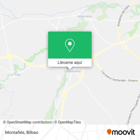 Mapa Montañés