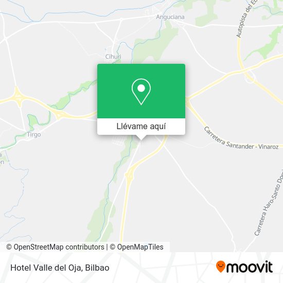 Mapa Hotel Valle del Oja