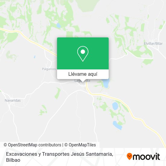 Mapa Excavaciones y Transportes Jesús Santamaría