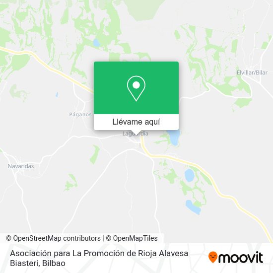 Mapa Asociación para La Promoción de Rioja Alavesa Biasteri