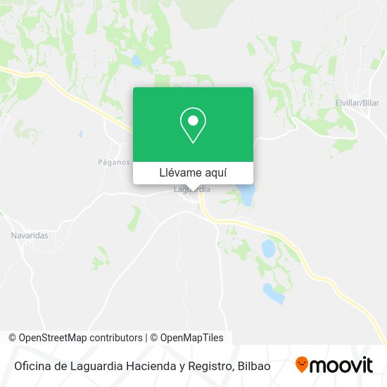 Mapa Oficina de Laguardia Hacienda y Registro