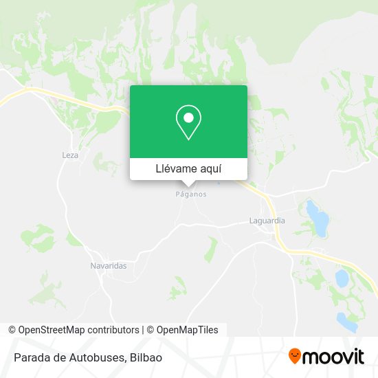 Mapa Parada de Autobuses
