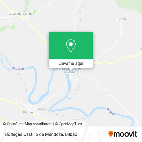 Mapa Bodegas Castillo de Mendoza