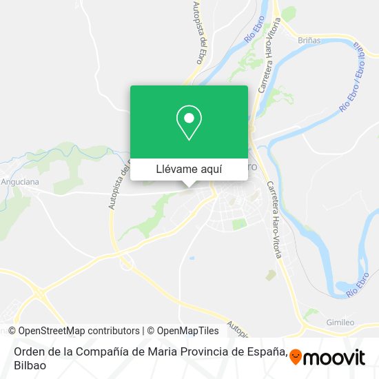 Mapa Orden de la Compañía de Maria Provincia de España