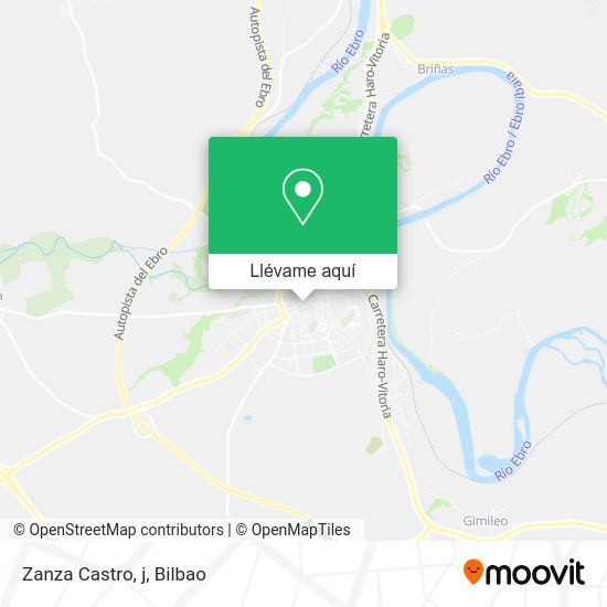 Mapa Zanza Castro, j