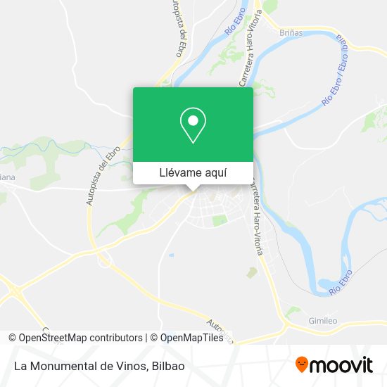 Mapa La Monumental de Vinos