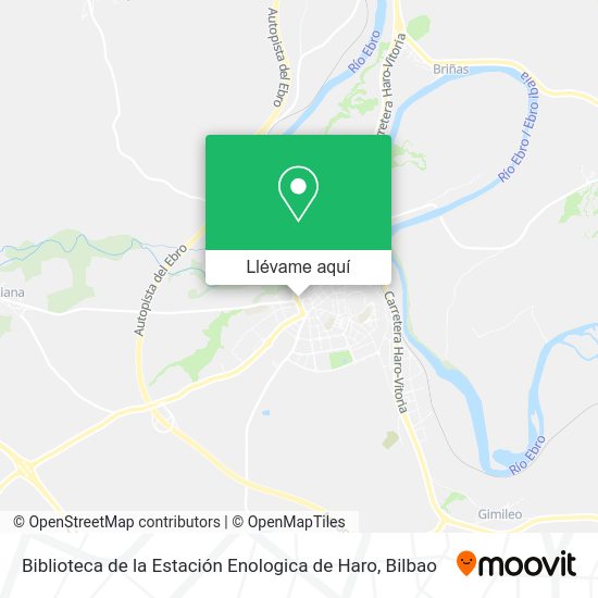 Mapa Biblioteca de la Estación Enologica de Haro