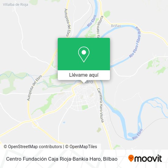 Mapa Centro Fundación Caja Rioja-Bankia Haro