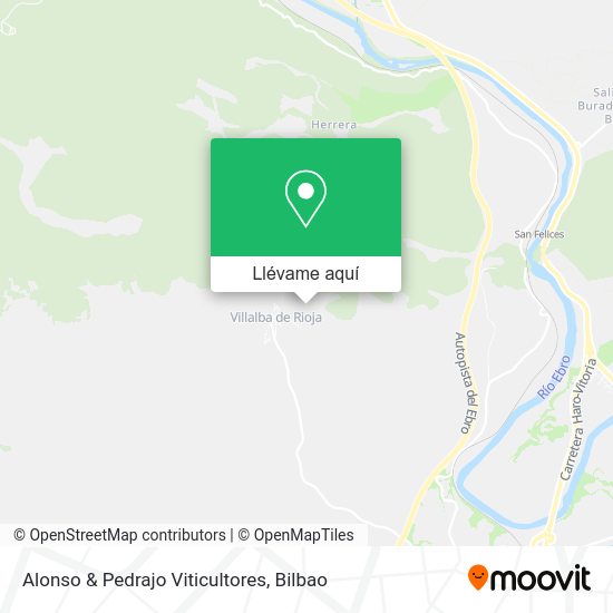 Mapa Alonso & Pedrajo Viticultores