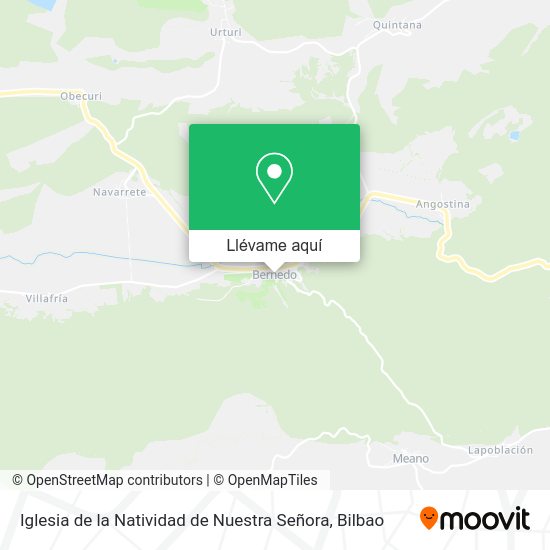 Mapa Iglesia de la Natividad de Nuestra Señora