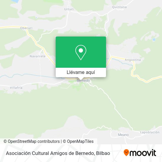 Mapa Asociación Cultural Amigos de Bernedo