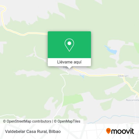 Mapa Valdebelar Casa Rural