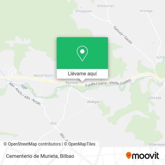 Mapa Cementerio de Murieta