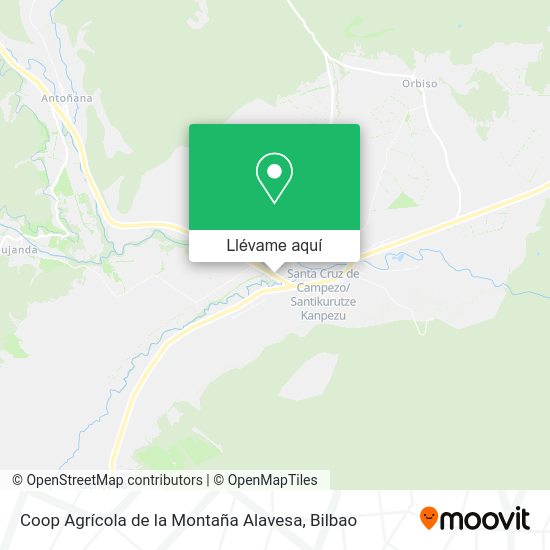 Mapa Coop Agrícola de la Montaña Alavesa