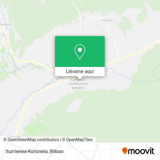 Mapa Iturrienea-Koronela