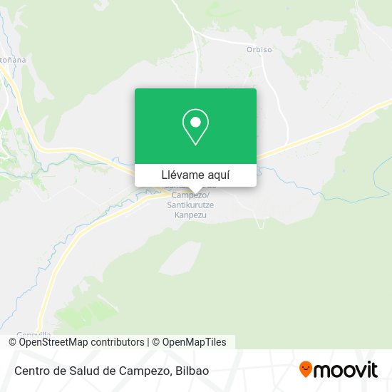 Mapa Centro de Salud de Campezo