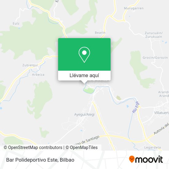 Mapa Bar Polideportivo Este