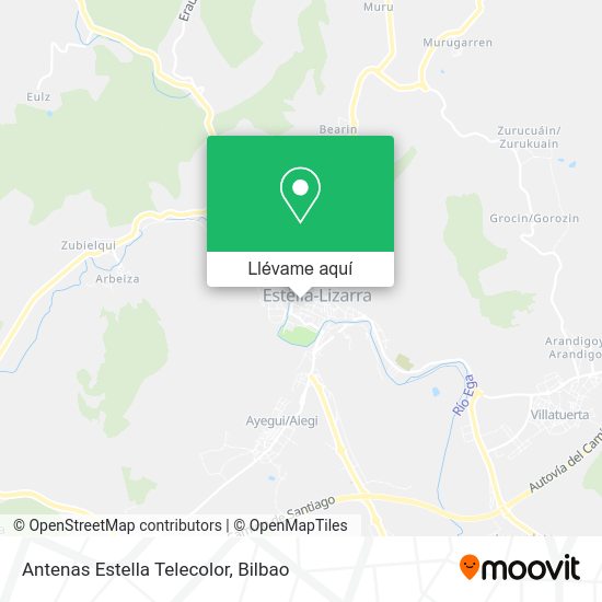 Mapa Antenas Estella Telecolor