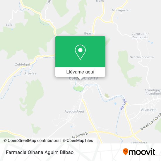 Mapa Farmacia Oihana Aguirr