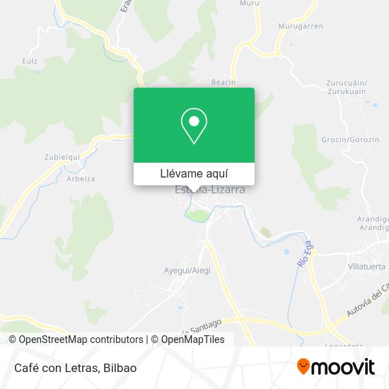 Mapa Café con Letras