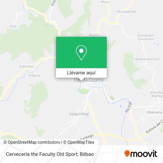 Mapa Cervecería the Faculty Old Sport
