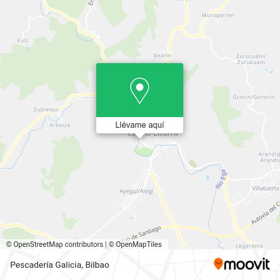 Mapa Pescadería Galicia